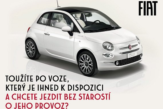 Fiat 500 na operativní leasing