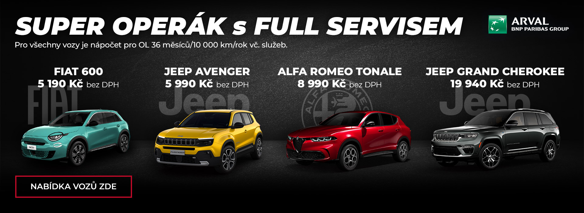 Operativí leasing s full servisem