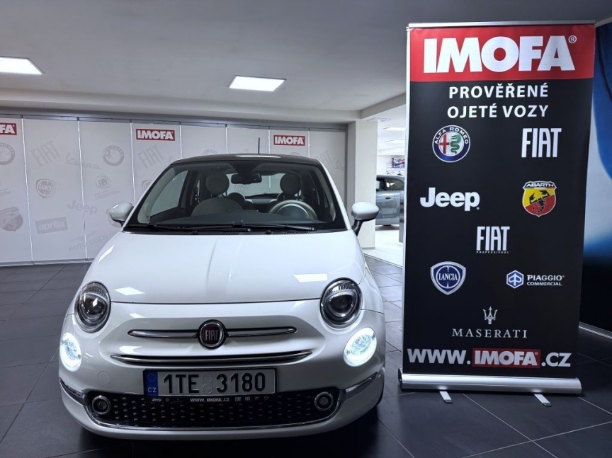 Fiat 500 1,2 8v 69k Automat PLUS