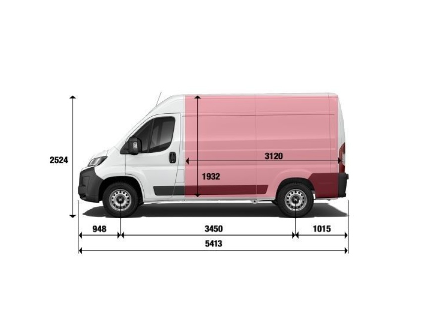 Fiat Professional Ducato 2.2 MTJ 120k 6MT Van 3.3t L2H1 *1988*